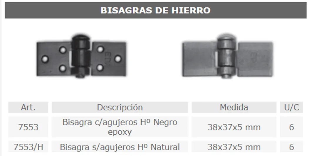 Línea 7500 / 7700 — ficha de catálogo 20