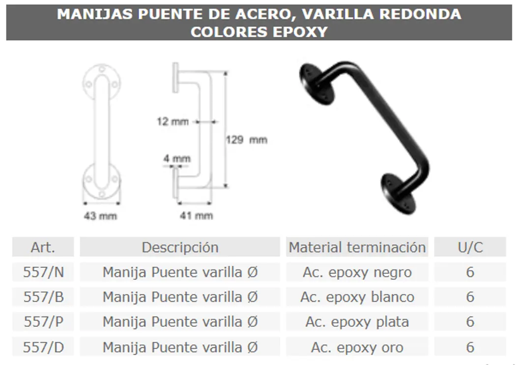 Manijas y manijones para obras — ficha de catálogo 4