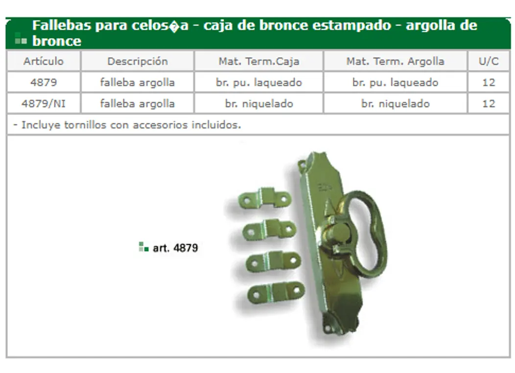 Fallebas — ficha de catálogo 24